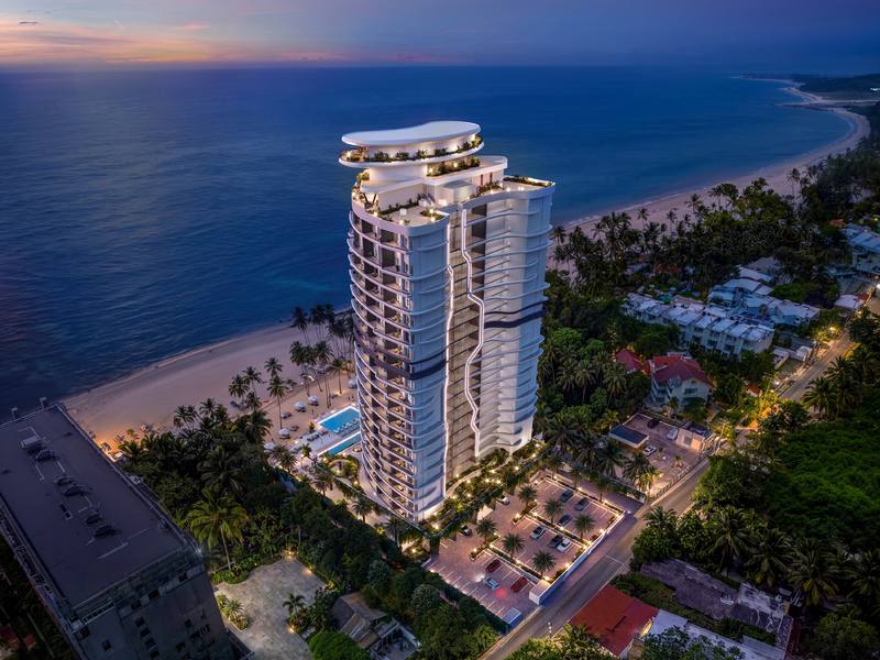 Render del proyecto Aquamarine en Juan Dolio
