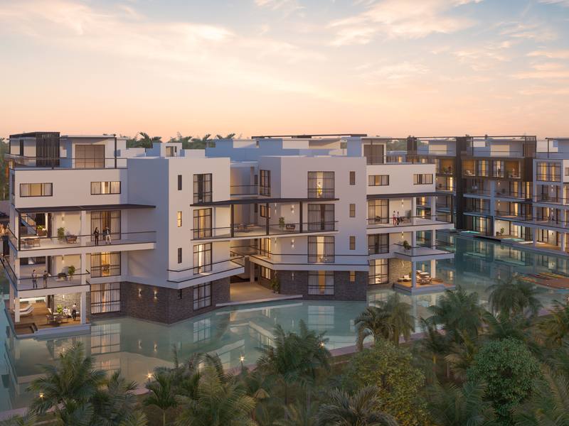 Render del proyecto Oceana en Cana Bay, Punta Cana